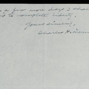 a page of handwritten text