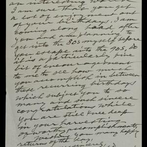 a page of handwritten text