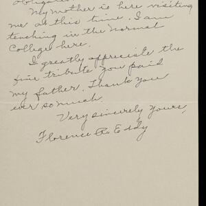 a page of handwritten text