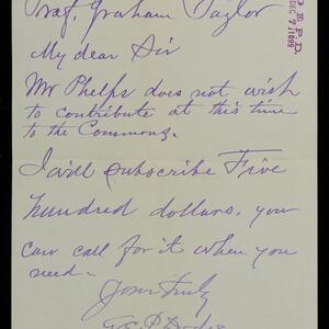 a page of handwritten text