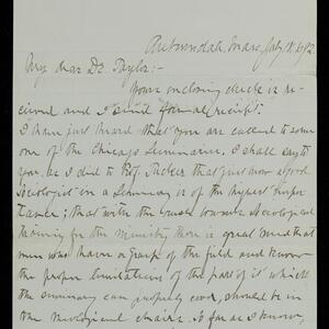 a page of handwritten text