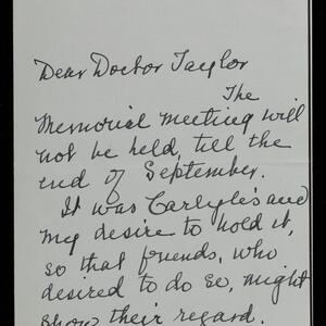 a page of handwritten text