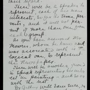 a page of handwritten text