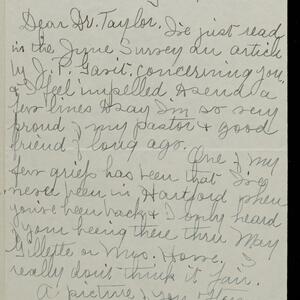 a page of handwritten text