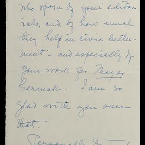 a page of handwritten text