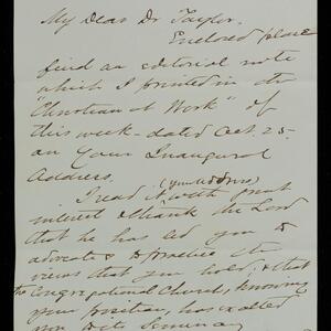 a page of handwritten text