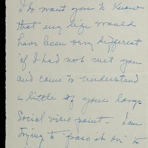 a page of handwritten text