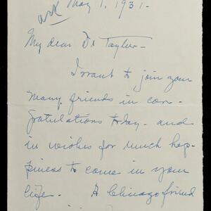 a page of handwritten text