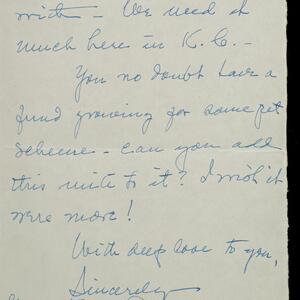 a page of handwritten text