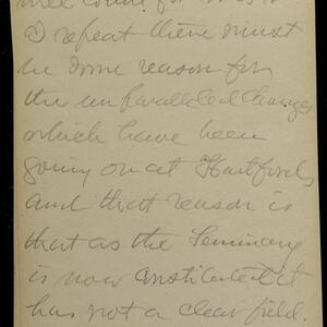 a page of handwritten text