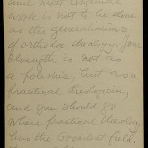 a page of handwritten text