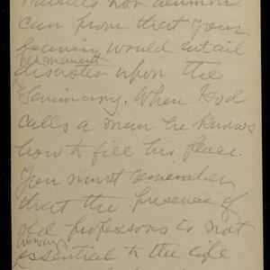 a page of handwritten text
