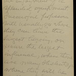 a page of handwritten text