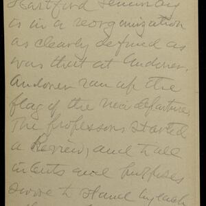 a page of handwritten text