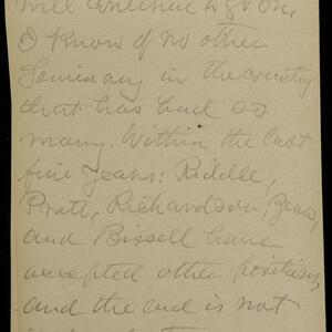 a page of handwritten text