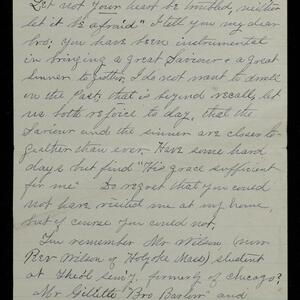 a page of handwritten text