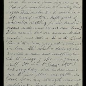 a page of handwritten text