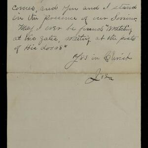 a page of handwritten text