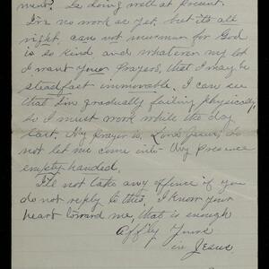 a page of handwritten text