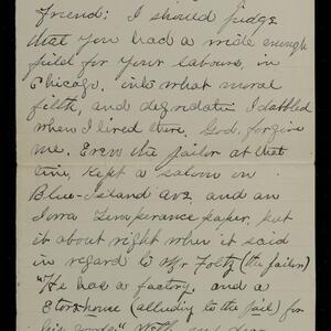 a page of handwritten text