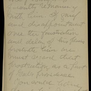 a page of handwritten text