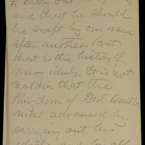 a page of handwritten text