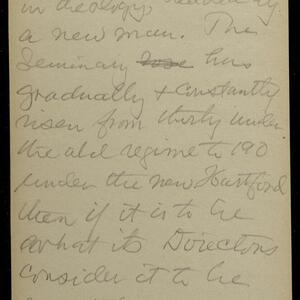 a page of handwritten text