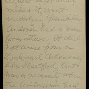 a page of handwritten text