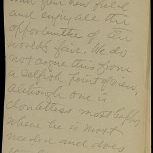 a page of handwritten text