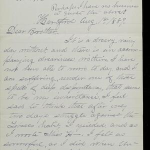 a page of handwritten text