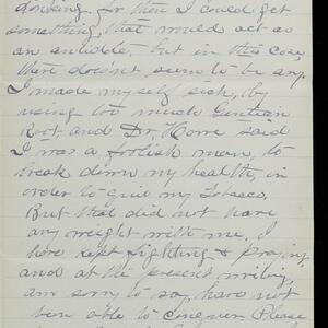 a page of handwritten text