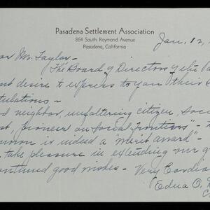 a page of handwritten text