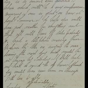 a page of handwritten text