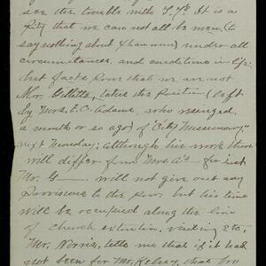 a page of handwritten text