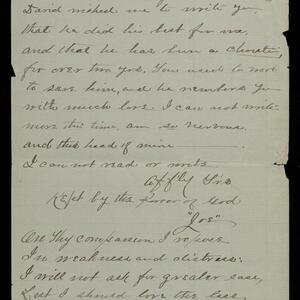 a page of handwritten text
