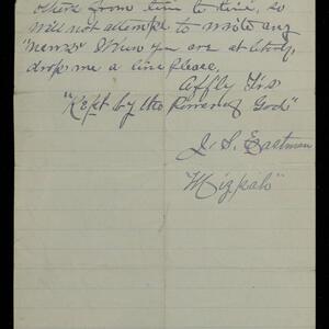 a page of handwritten text