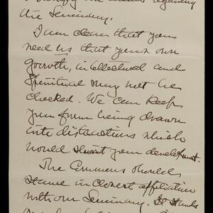 a page of handwritten text