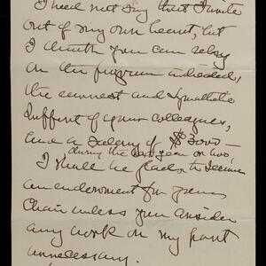 a page of handwritten text