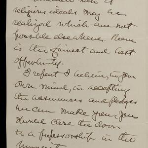 a page of handwritten text