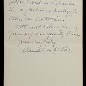 a page of handwritten text