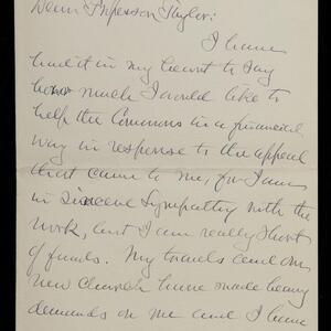 a page of handwritten text