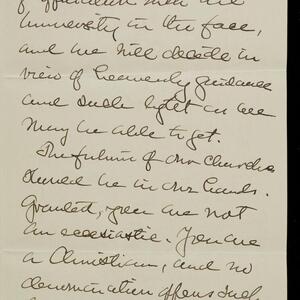 a page of handwritten text