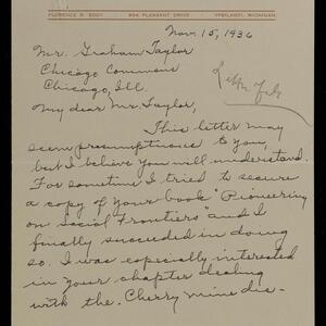 a page of handwritten text