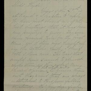a page of handwritten text