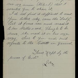 a page of handwritten text