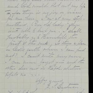 a page of handwritten text