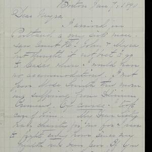 a page of handwritten text