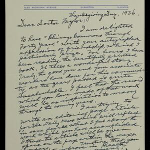 a page of handwritten text