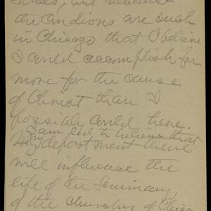 a page of handwritten text