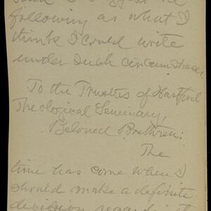 a page of handwritten text